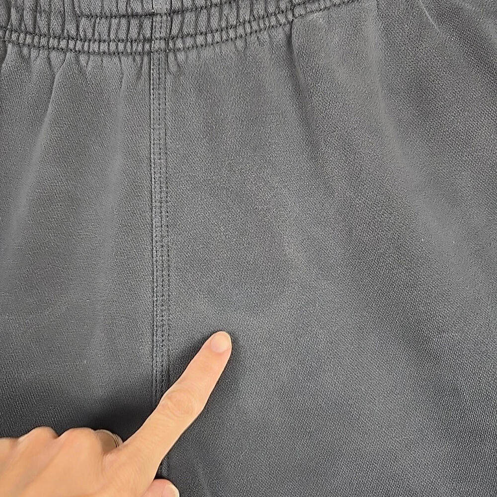 Nike Sweatpants Mens Size XXL Black Joggers White Swoosh Cozy Casual Logo - Picture 3 of 9